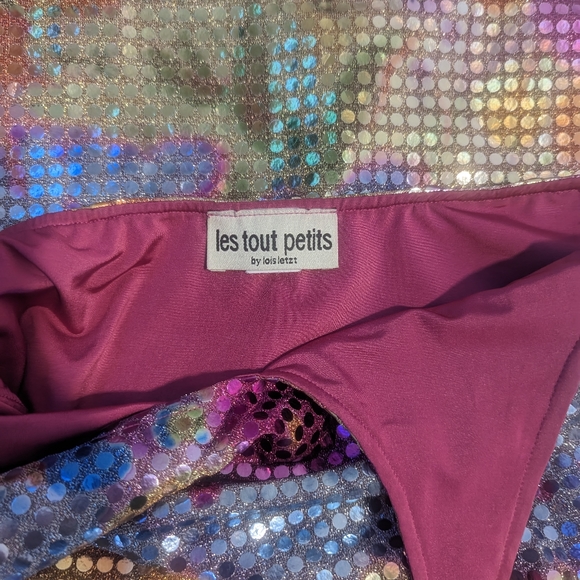 Girls sequined halter dress by Les Tout Petits - Picture 3 of 3